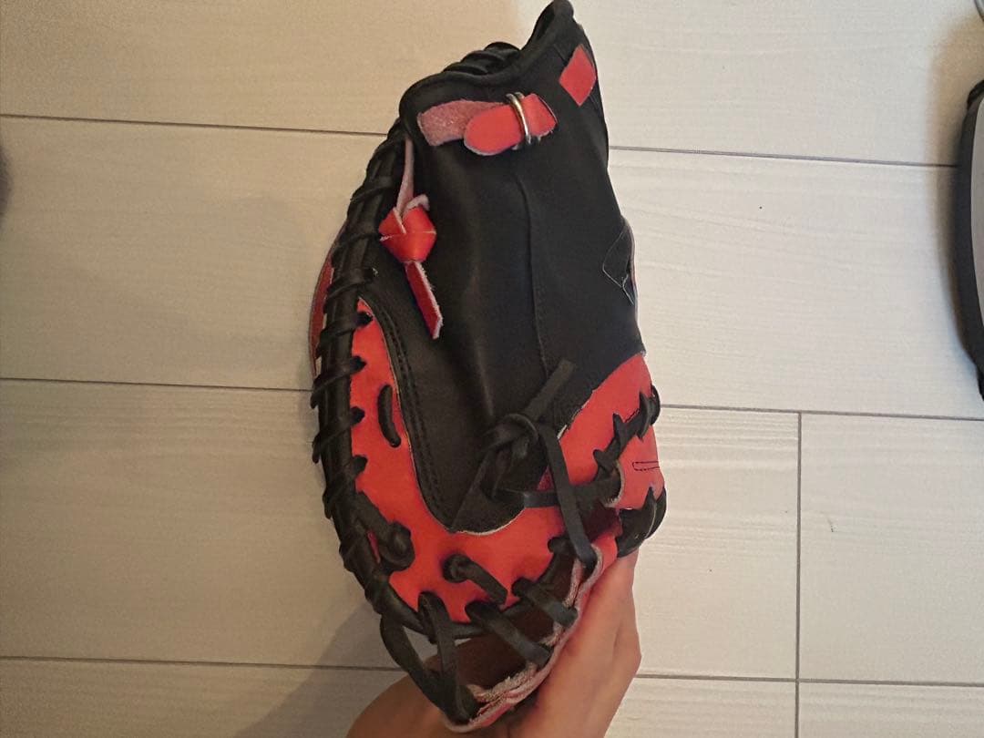 ZETT ゼット　軟式　キャッチャーミット　GRAN STATUS 赤