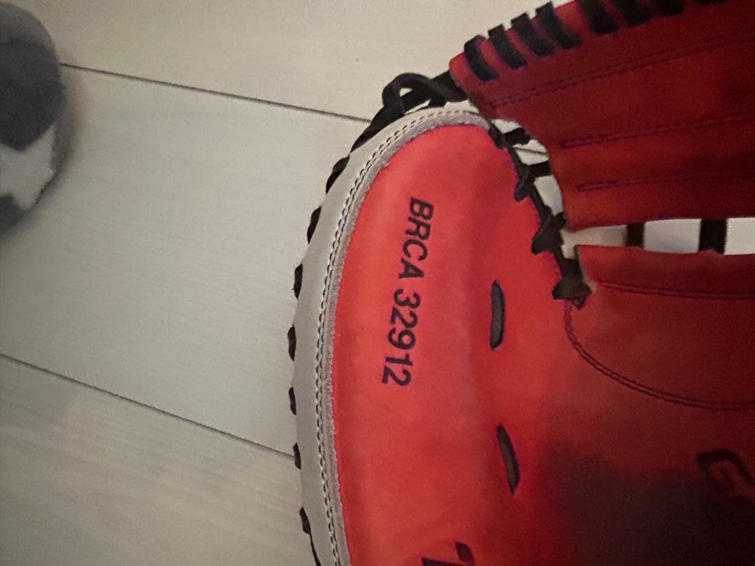 ZETT ゼット　軟式　キャッチャーミット　GRAN STATUS 赤