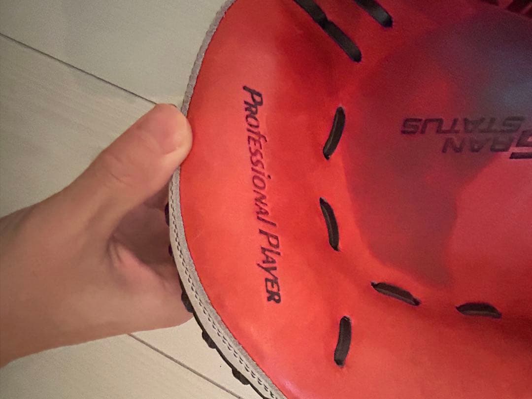 ZETT ゼット　軟式　キャッチャーミット　GRAN STATUS 赤