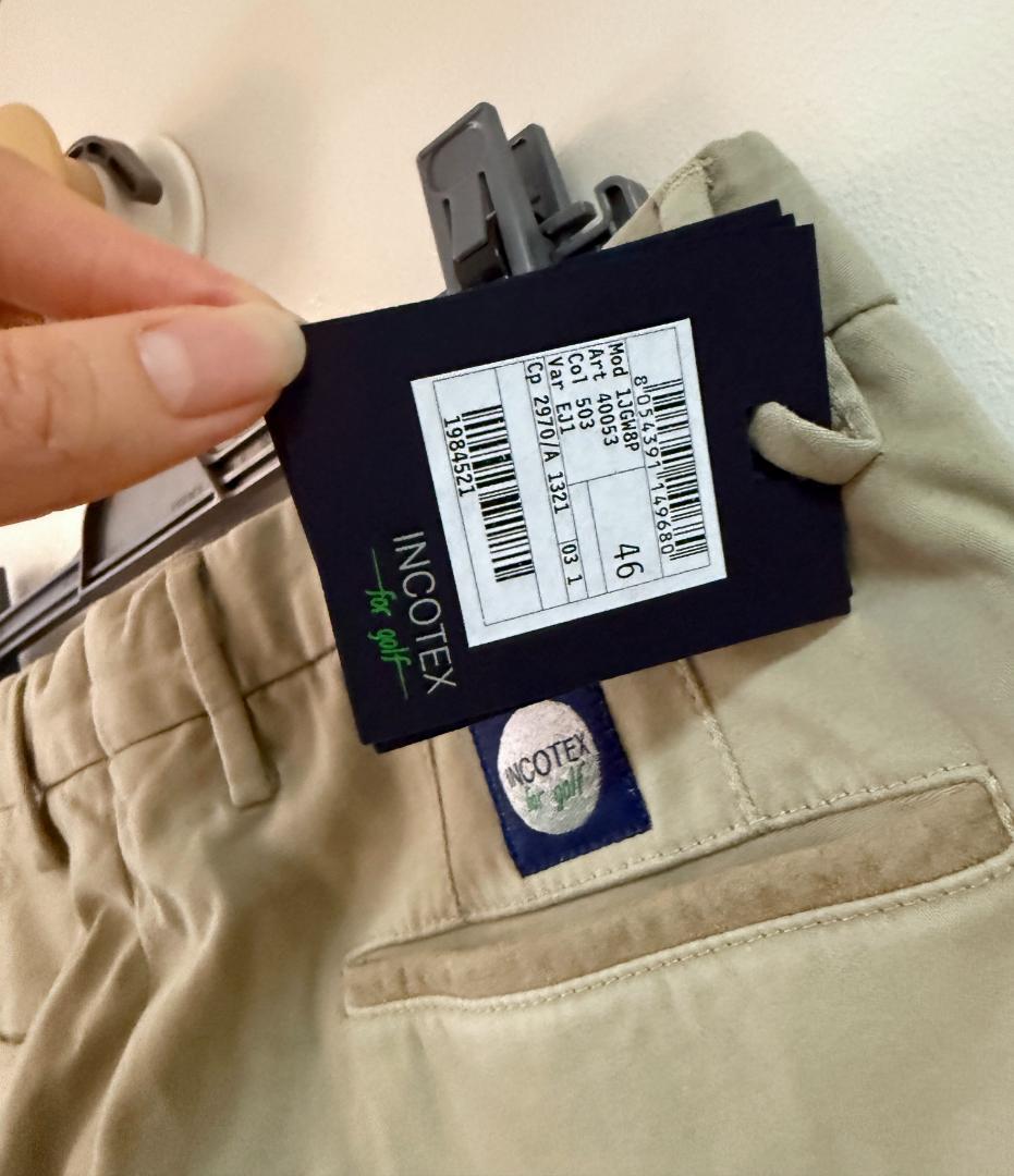 【新品未着用】INCOTEX ゴルフパンツ