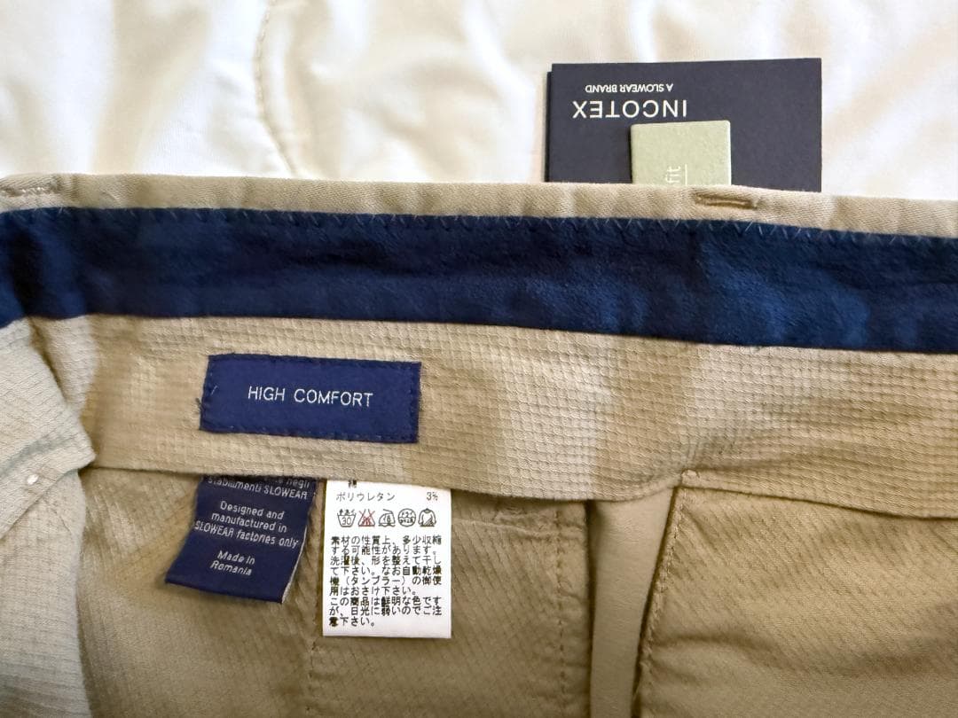【新品未着用】INCOTEX ゴルフパンツ