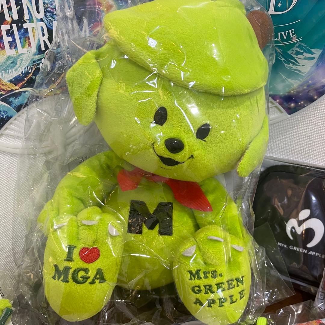 ミセスグリーンアップル　メメル　キーホルダー　ぬいぐるみ　ミセス　うちわ