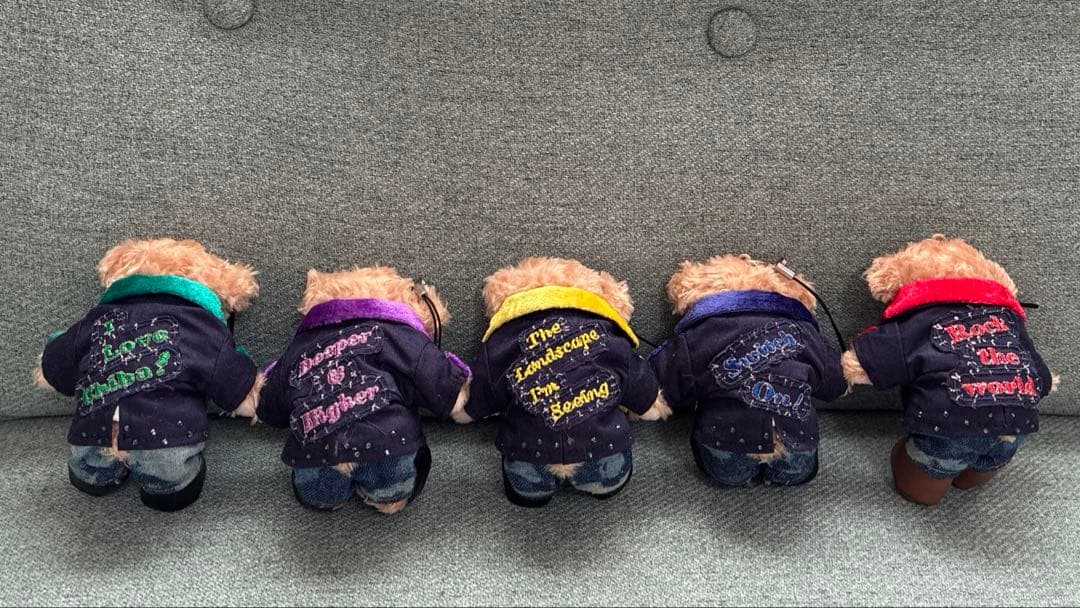 ダッフィー　ストラップ　コスチューム　ぬいぐるみ付　嵐　メンバー　5人セット