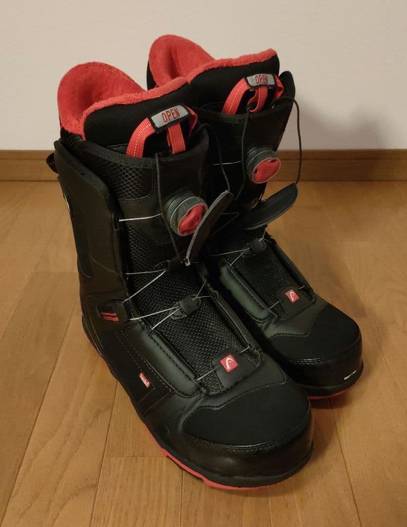 HEAD SCOUT BOA スノーボードブーツ 28.5cm ブラック/レッド