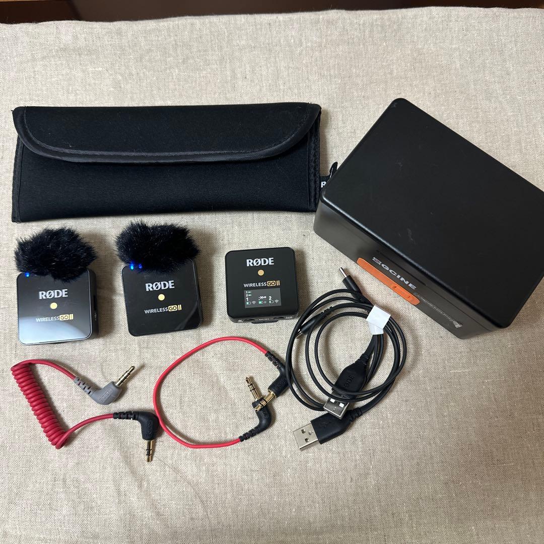 携帯用充電器付き RØDE Wireless GO II ワイヤレス ゴー II