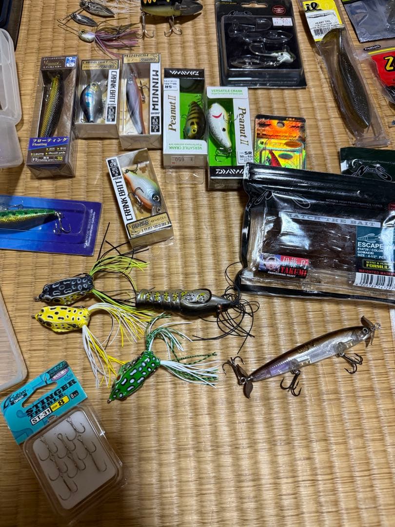 バス釣り引退セット　ルアー、ワーム