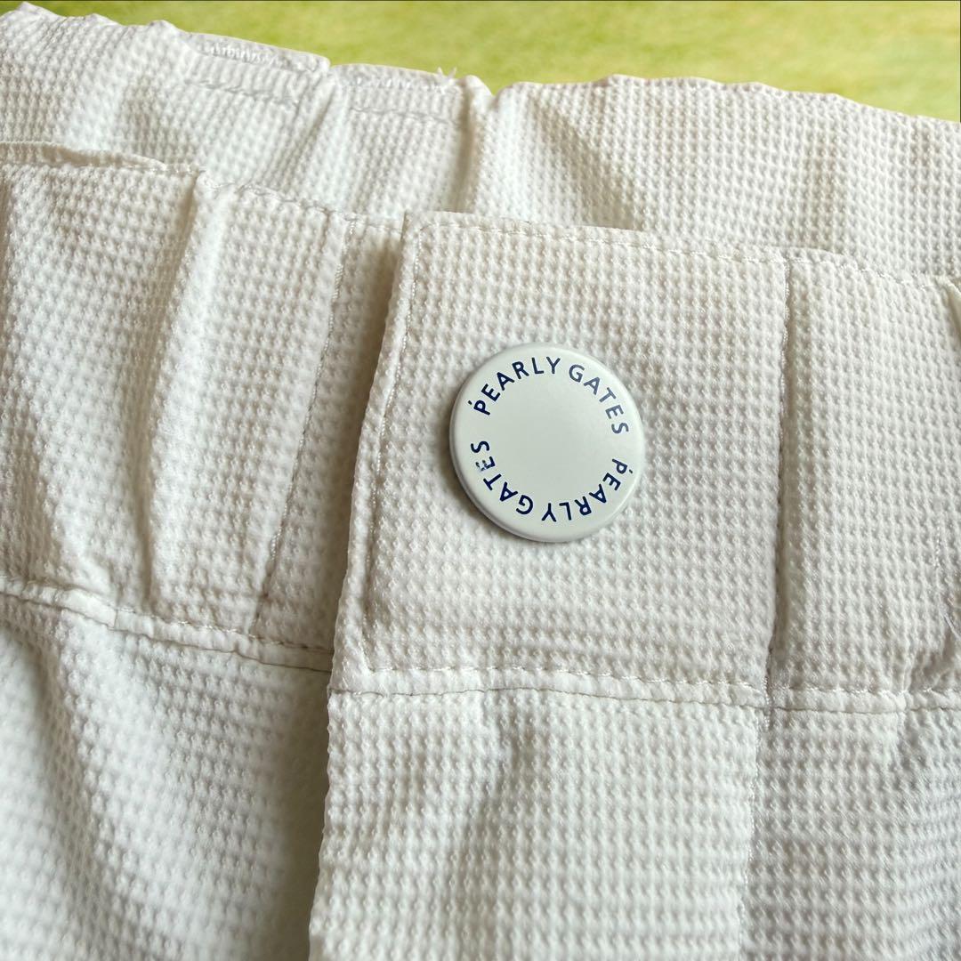 パーリーゲイツ　ジョガーパンツ　L〜XL相当 白　ホワイト　美品　5 パンツ