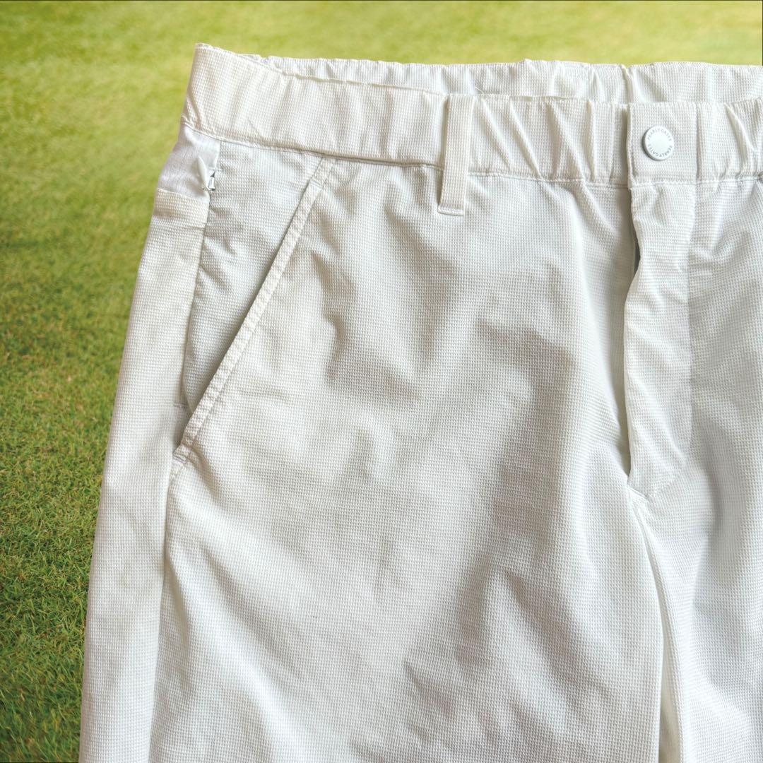 パーリーゲイツ　ジョガーパンツ　L〜XL相当 白　ホワイト　美品　5 パンツ