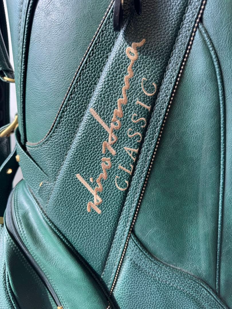 【名品・美品が60%OFF！ 14本フルセット・本革ゴルフバッグ&ヘッドカバー】