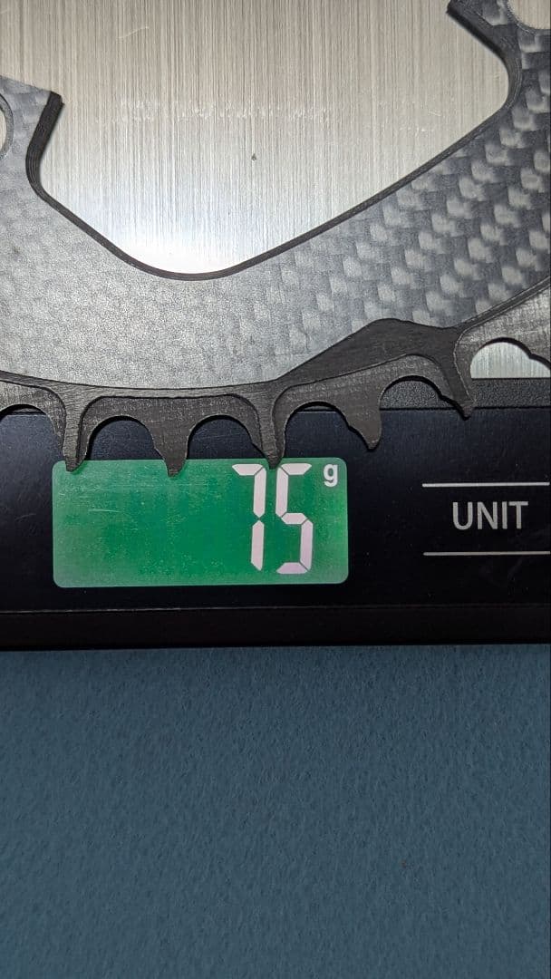 union jack カーボンチェーンリング 3K柄 50T pcd130