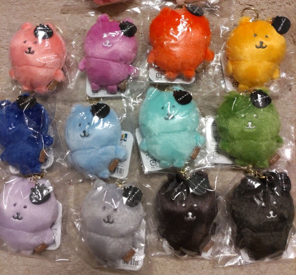 ナガノのくま カラーマスコット 12色セット
