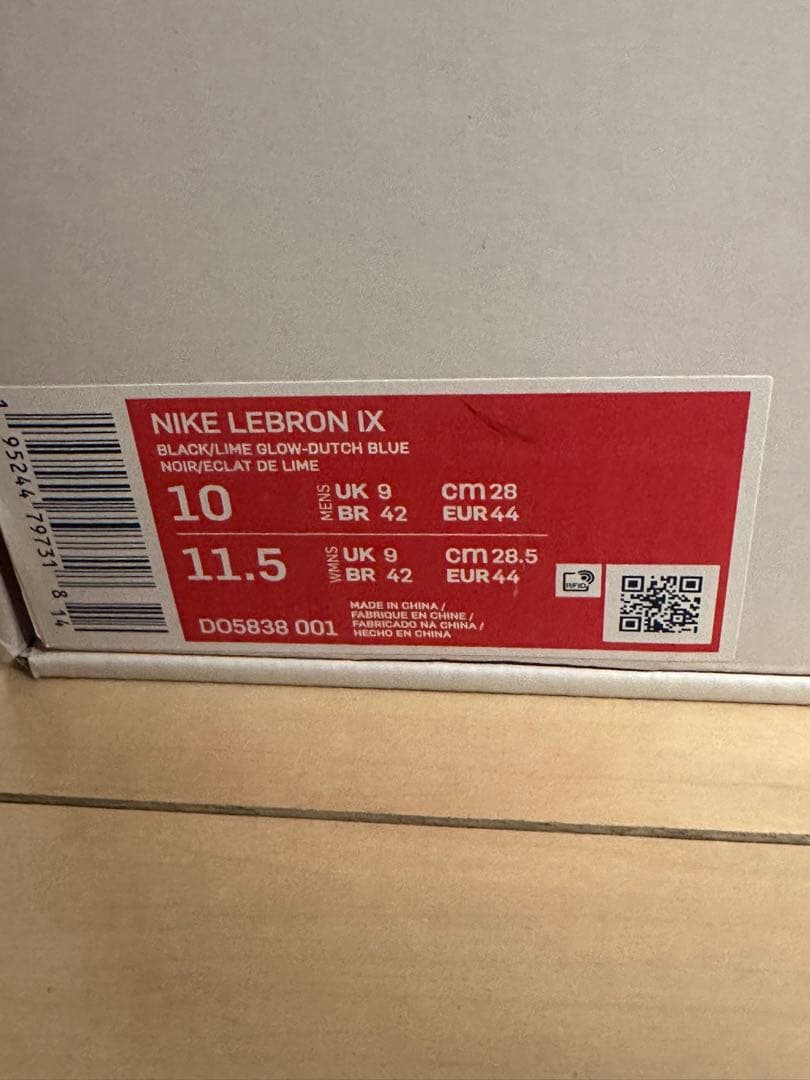 NIKE LEBRON IX ナイキ　レブロン9