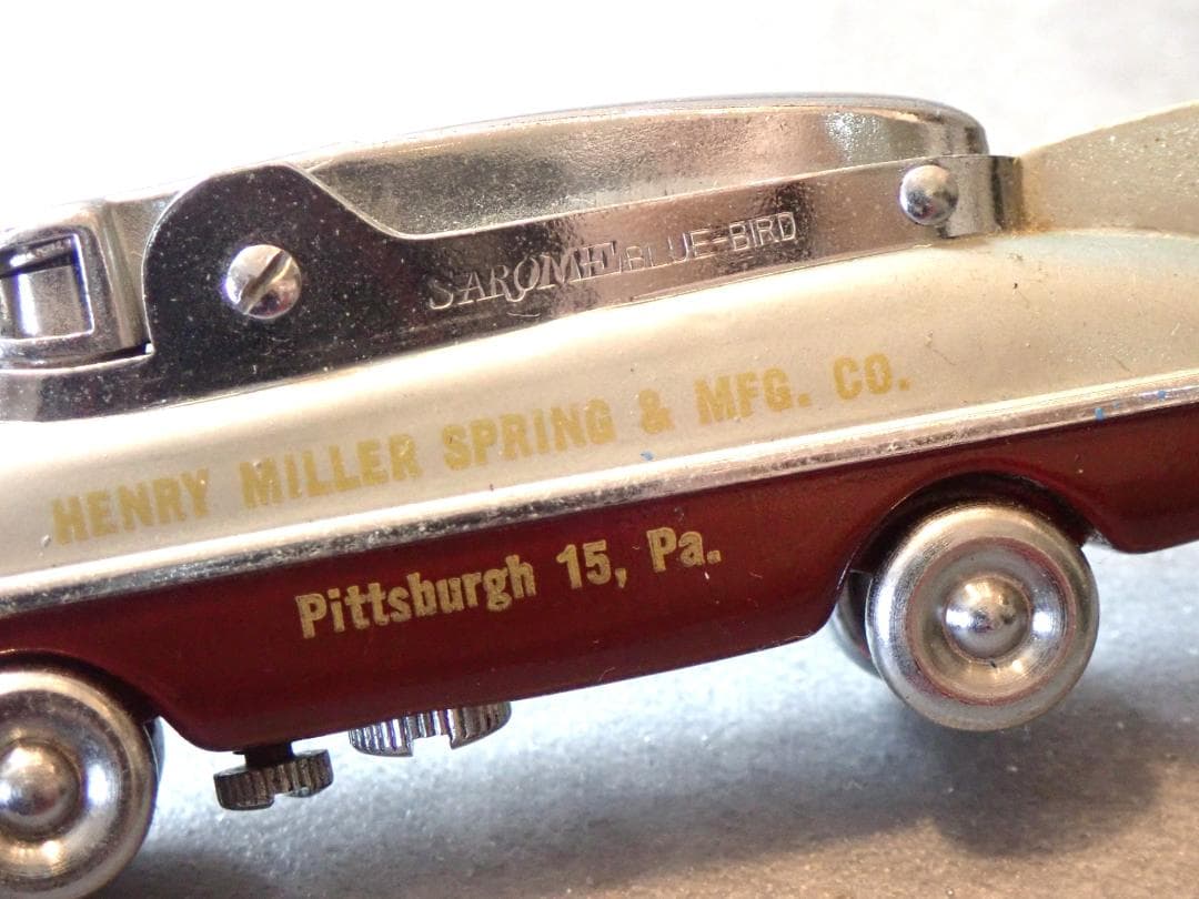 当時物 ヴィンテージオイルライター SAROME サロメ 自動車型