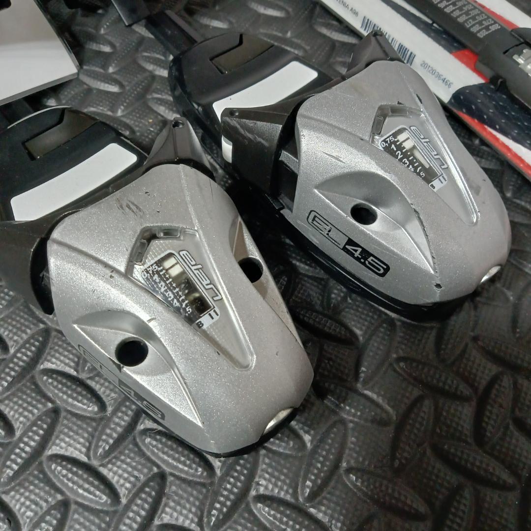 【100cm】未使用 エラン ELAN ジュニアスキー板 と中古ビィンディング