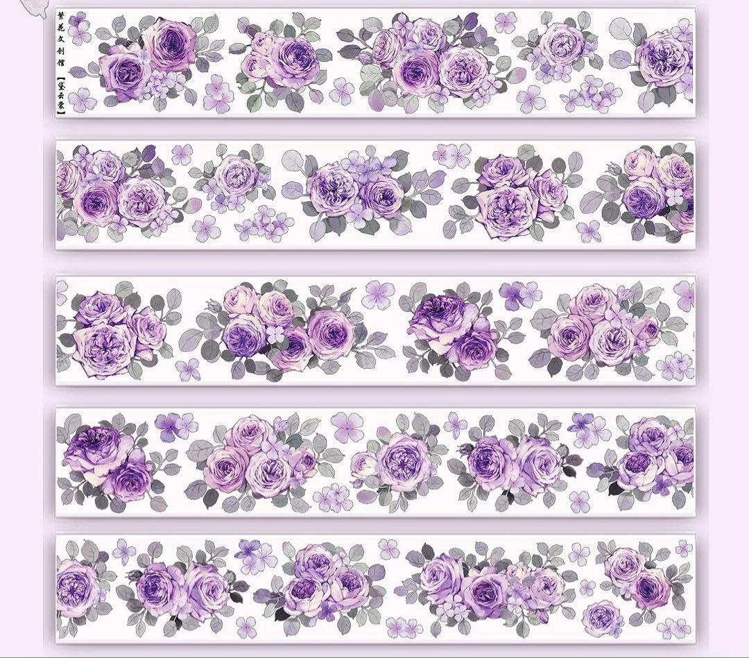 繁花文创《黛云裳》海外マスキングテープ　マステ 【2668】