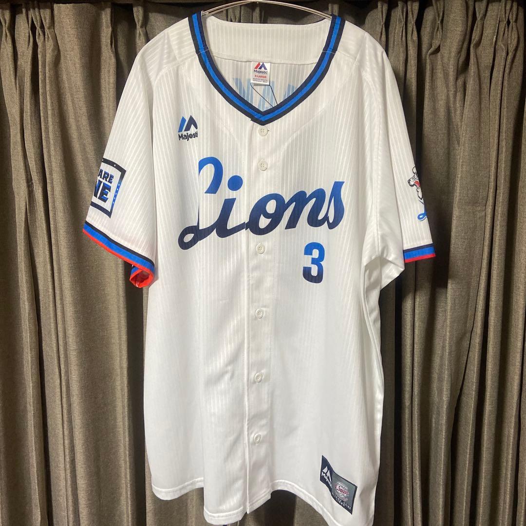 山川穂高ユニフォーム　新品未使用　XLARGE タグ付き　3枚まとめ売り