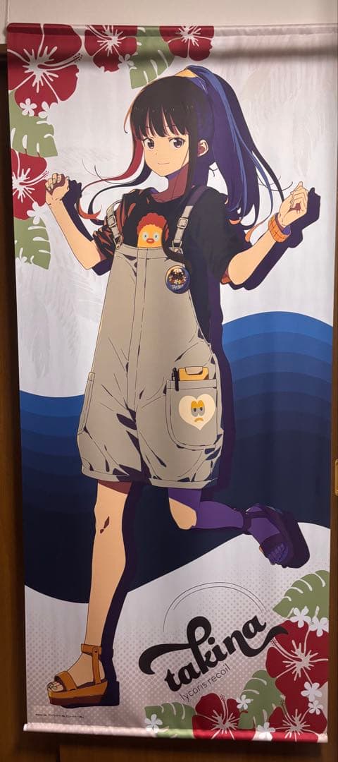 リコリスリコイル展　錦木千束＆井ノ上たきな 等身大タペストリーセット