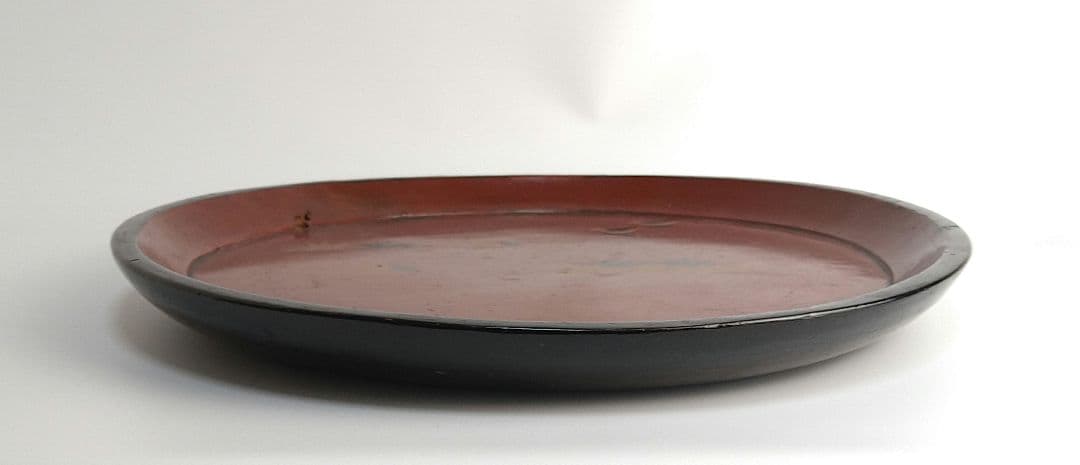 漆器　盆　鳥文　骨董