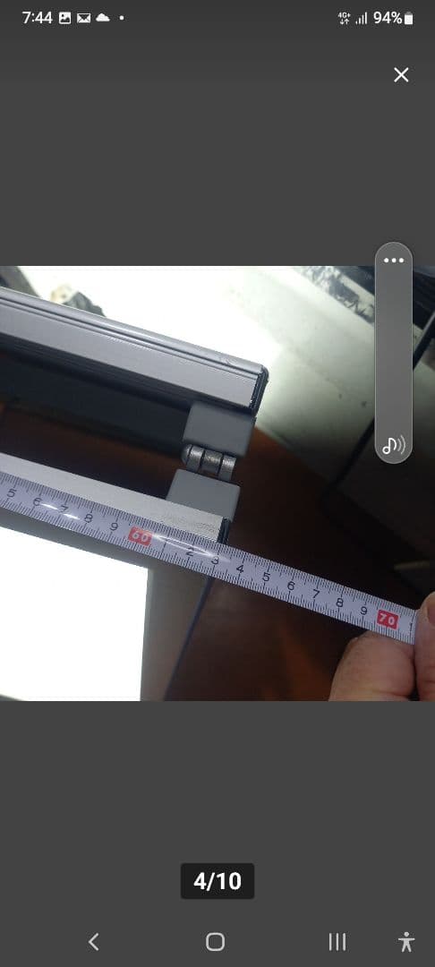 LED両面屋外看板 電源アダプター付き　高さ100cm　幅63cm　開口68cm