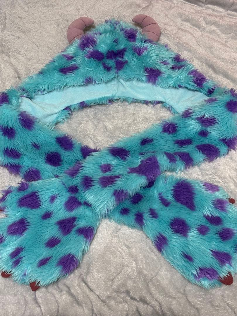 モンスターズインク ディズニー サリー マフラーキャップ ファンキャップ