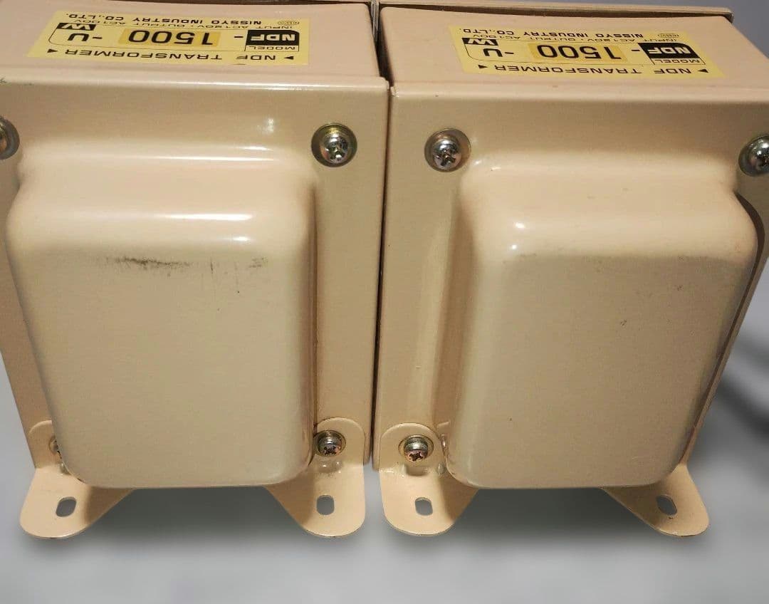 長期自宅保管品です✨NDF-1500U 変圧器 日本製 1500W　2個セット