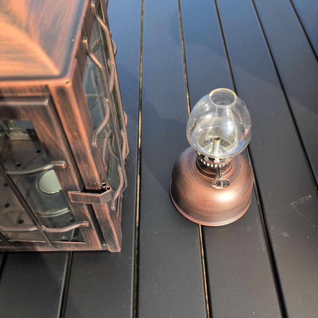 FUTURE FOX ナビゲーター オイルランタン ブロンズ ケース付き