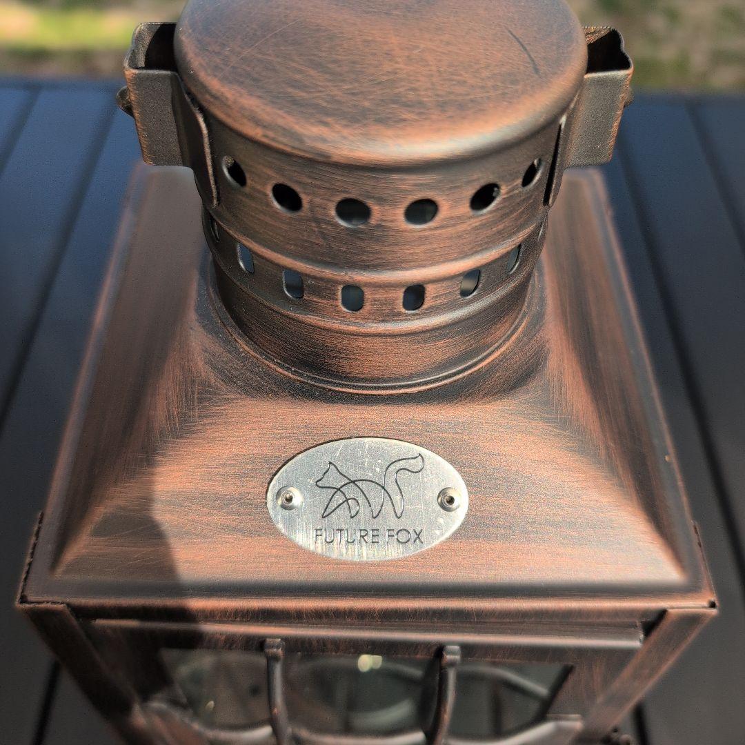 FUTURE FOX ナビゲーター オイルランタン ブロンズ ケース付き