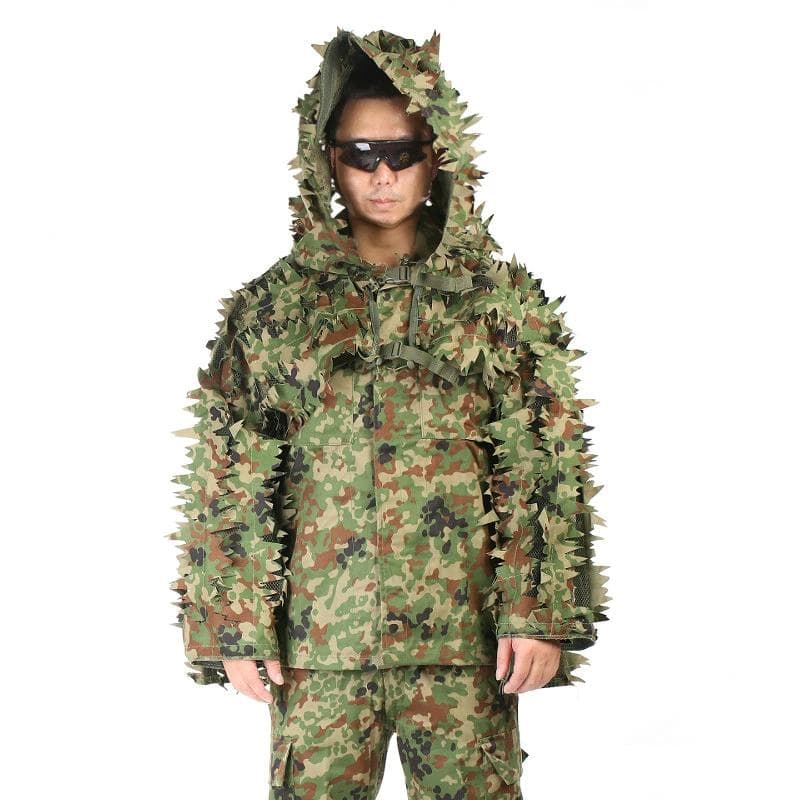 【超軽量】ライトウェイト 陸上自衛隊 迷彩柄 アサルト ハーフ ギリースーツ