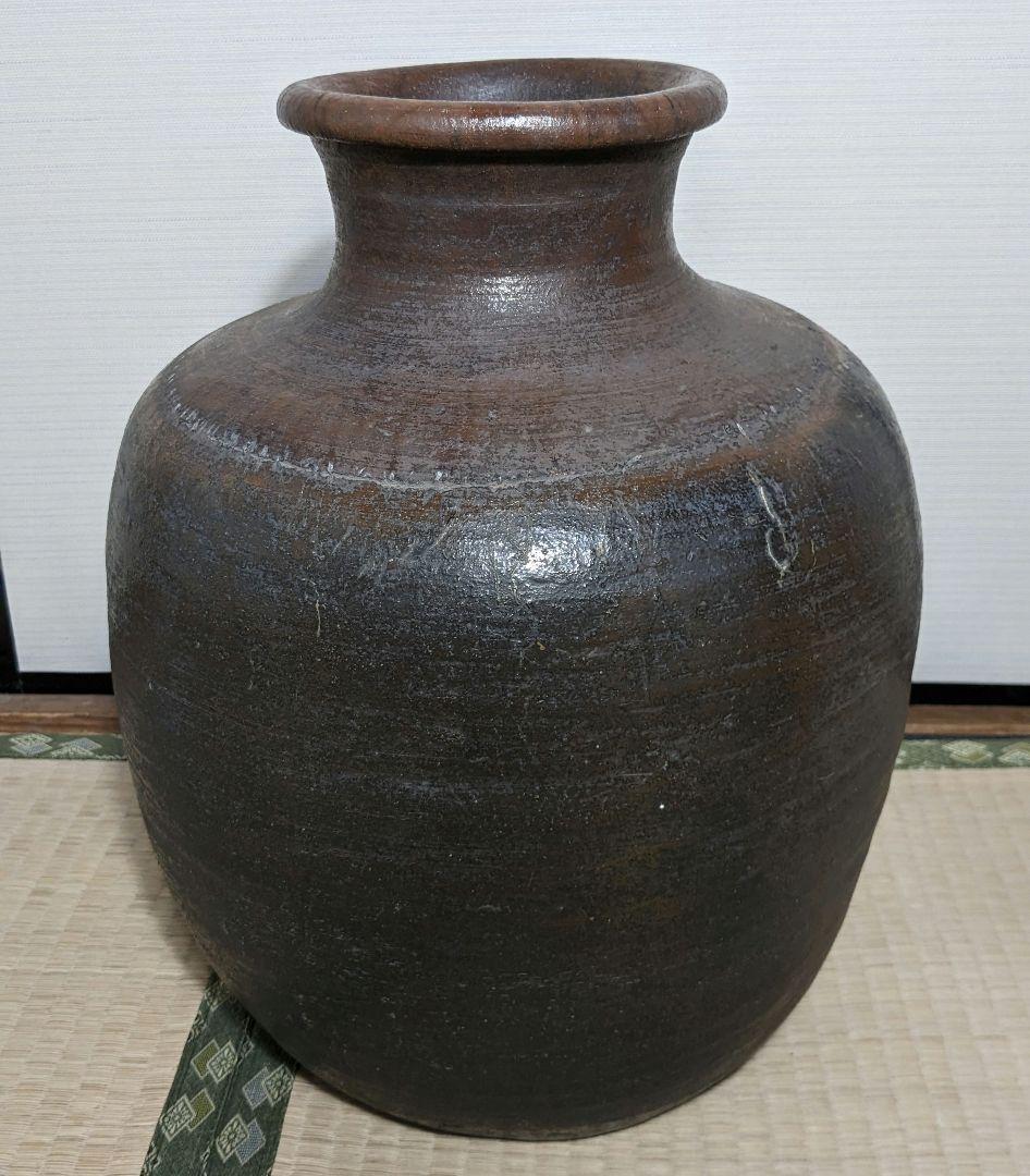桃山時代 古備前 大徳利 備前焼 置物 直しあり つぼ インテリア 壺 壷 骨董