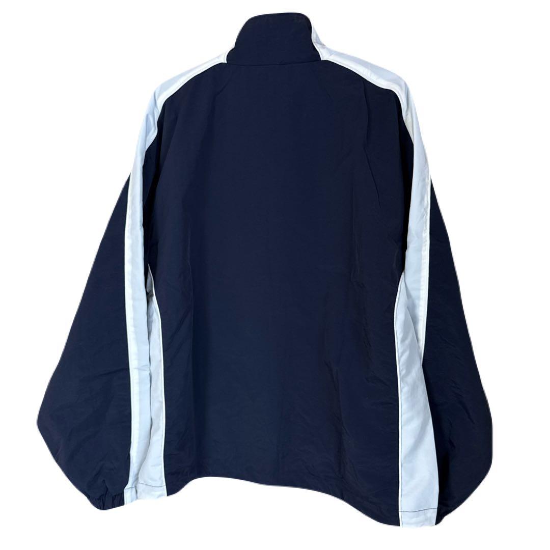 【Reebok】 別注スモールベクター刺繍裾ドロストナイロンジャケット