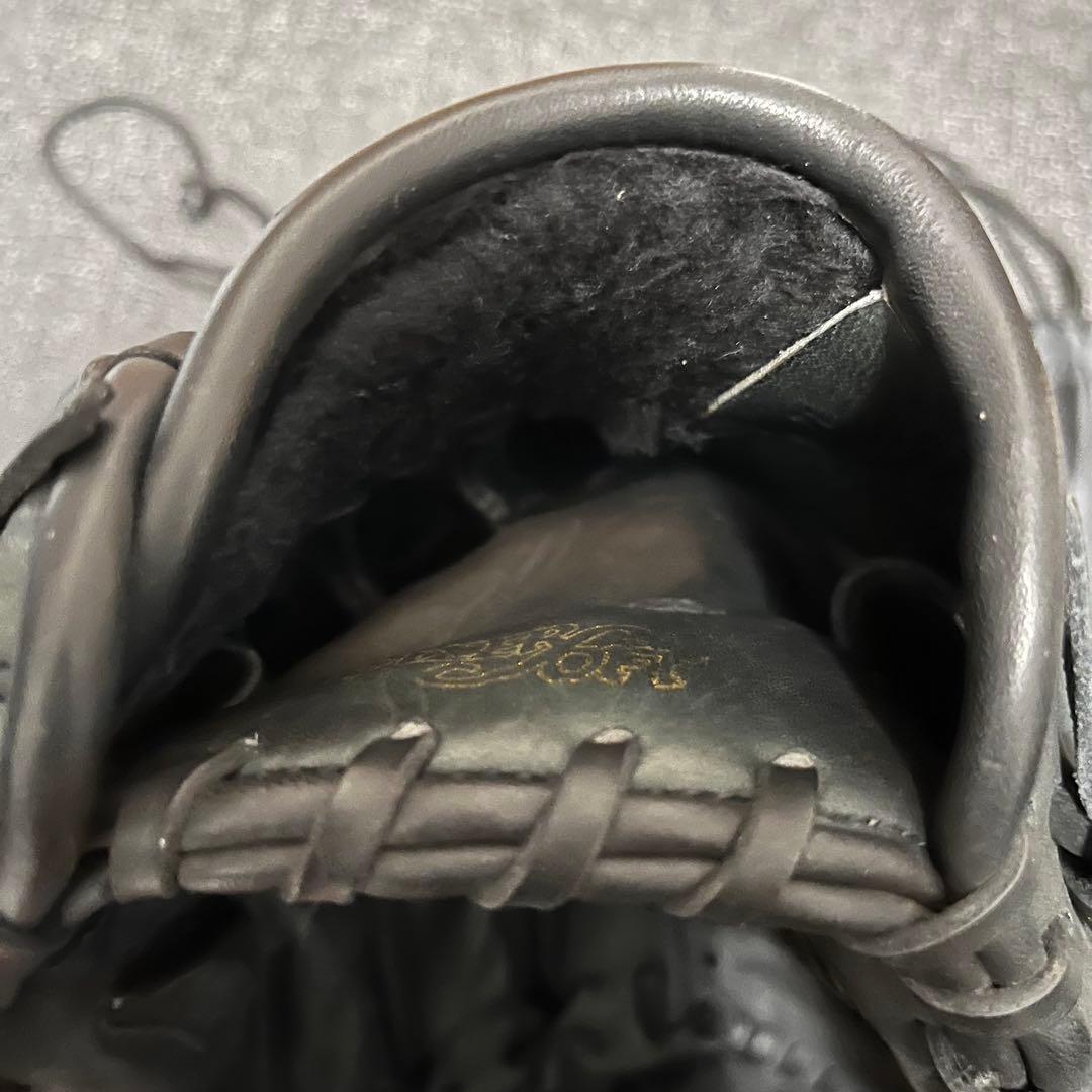 Mizuno 軟式 大人用 野球 グローブ レザー 編み込み 115