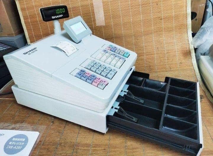 シャープレジスター　XE-A207w-wPC連携売上管理設定無料　525000