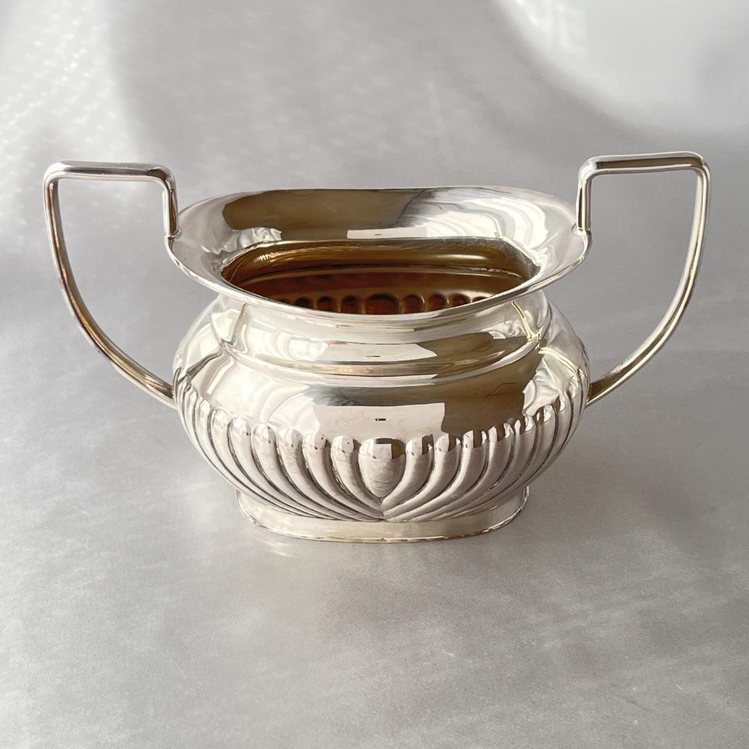 【J B Chatterley & Sons】 ハーフリブのティーセット 3点