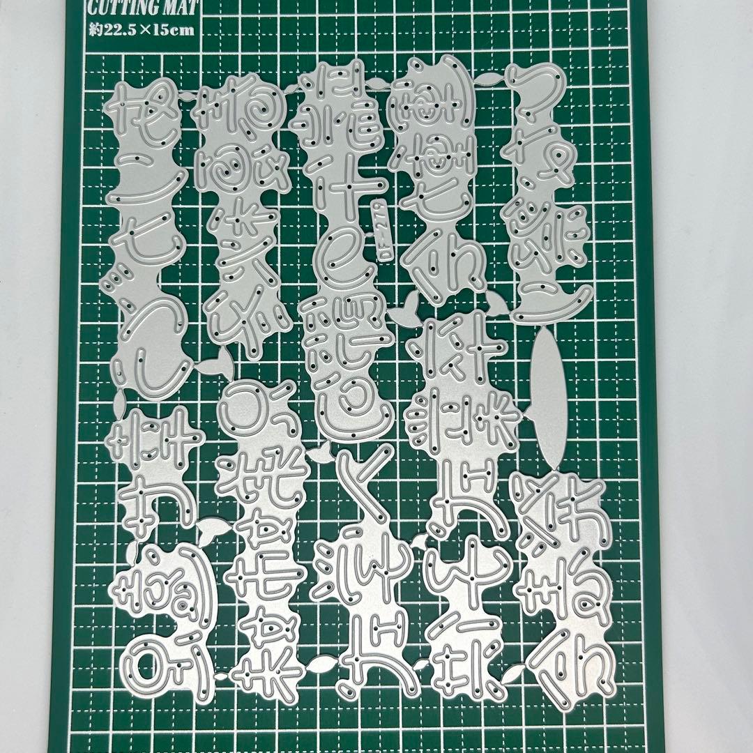 350【175】カッティングダイ　アルバムタイトル　メッセージカード