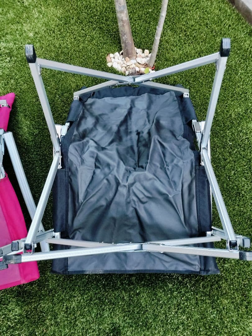 ☆美品☆２脚セット☆小川キャンパル　リラックアームスチェア