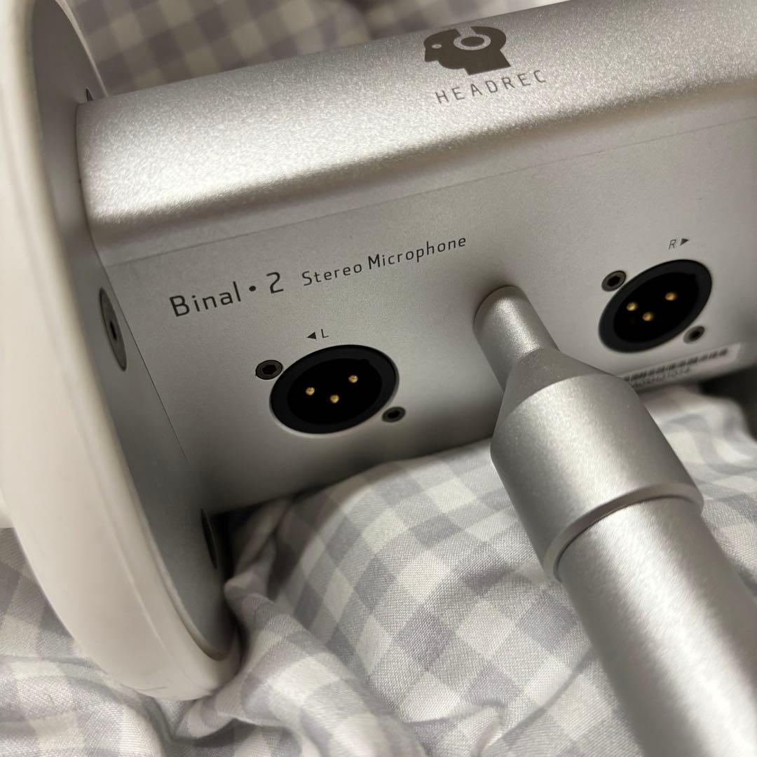【防湿庫保管品】HEADREC BINAL 2 バイノーラルマイク 3Dマイク