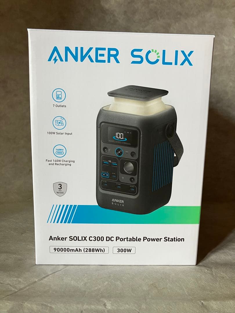 ニ*タ様 新品　ANKER SOLIX C300 DC ポータブル電源 & ソー