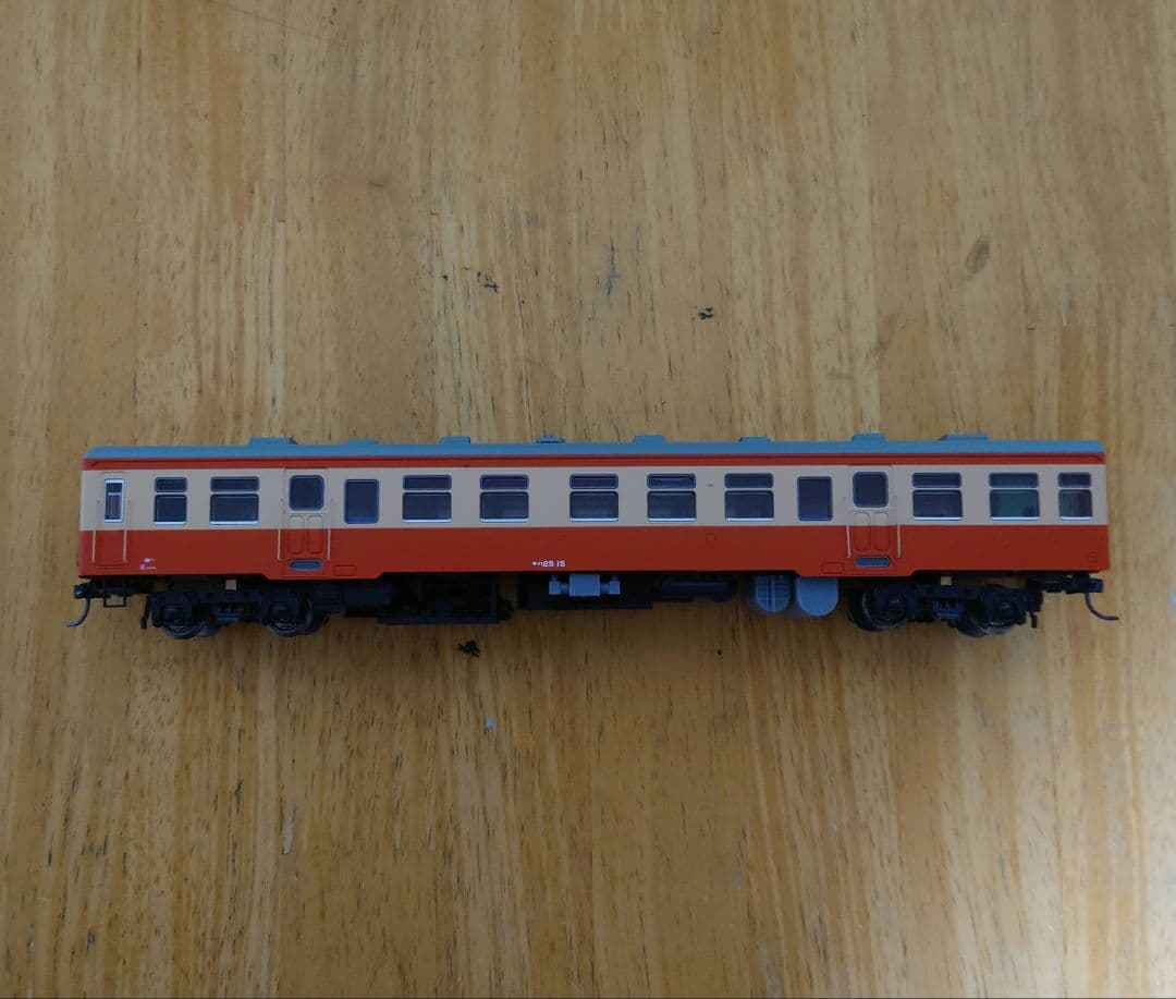 トラムウェイ キハ25 朱・クリーム塗装 DT19 動力なし