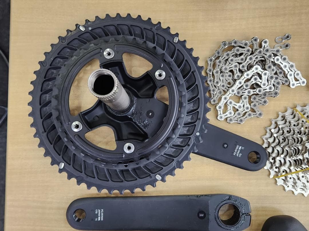 試乗用外し品　シマノ 105 ディスクコンポーネントセット 11速