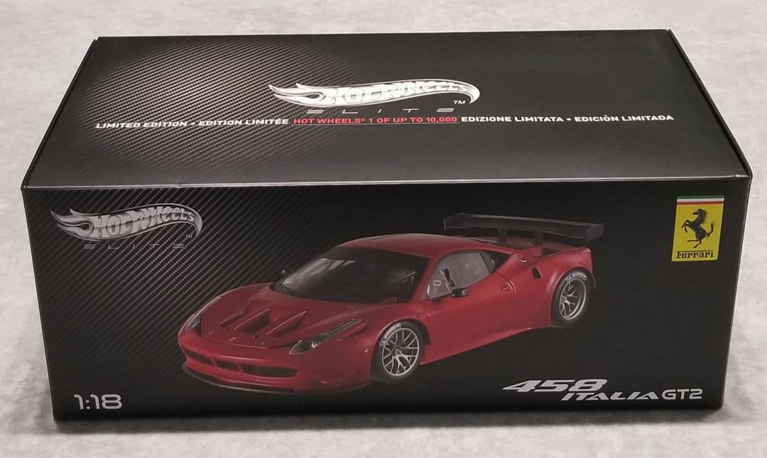 1/18 HOTWHEELS ELITE フェラーリ458 ITALIA GT2