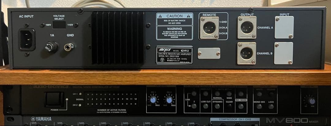 マイクプリアンプ『ADgear KZ912』 定価56万 (最強)