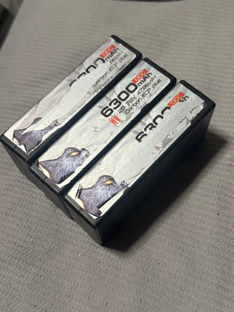 Fido 6300mAh LiPo 3本セット