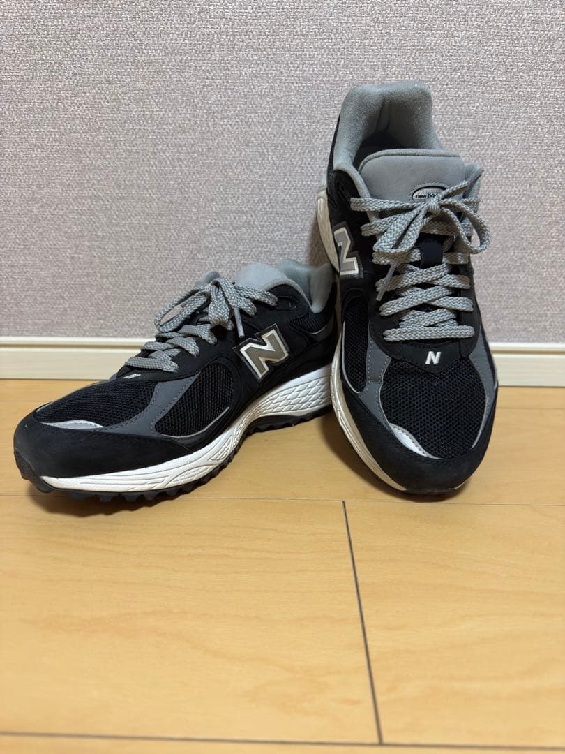 ニューバランス ゴルフシューズ UGS2002F　ブラック/グレー　25cm