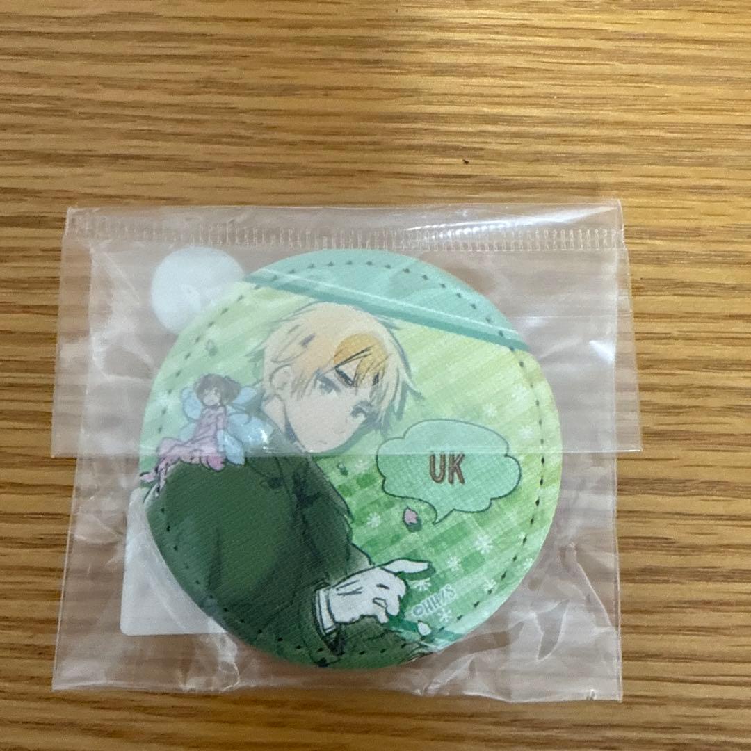 【新品未開封】ヘタリア イギリス レザーバッジ