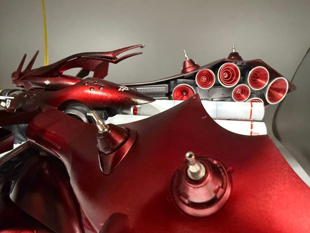 ガンプラ HG ナイチンゲール 完成品 キャンディ塗装 メタルパーツ