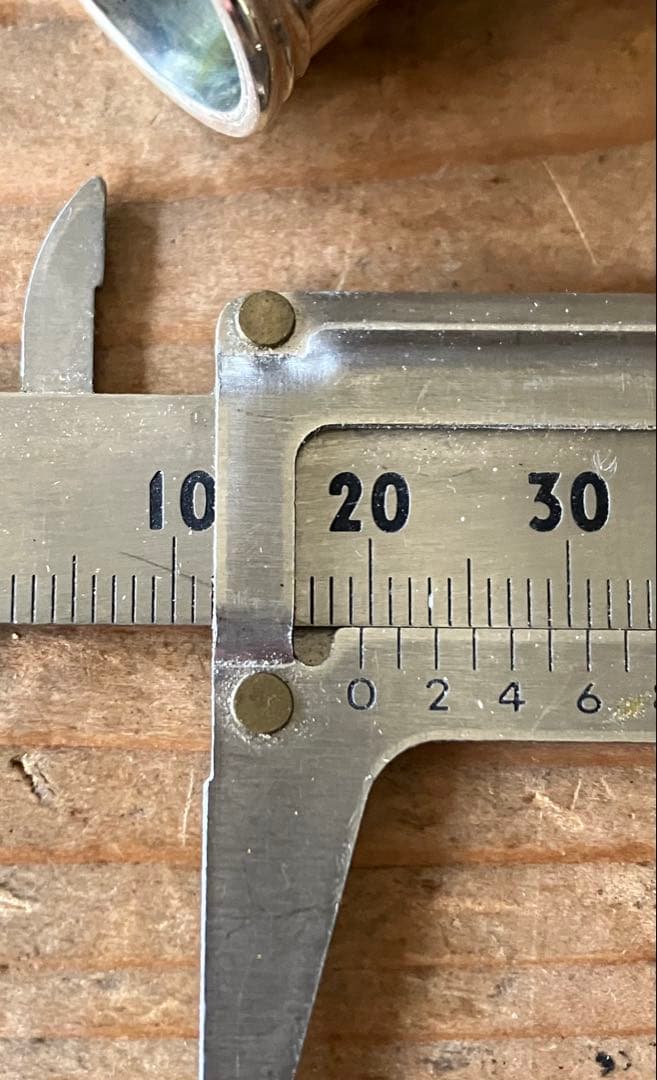 中古　H足部管　ノーブランド　洋銀製