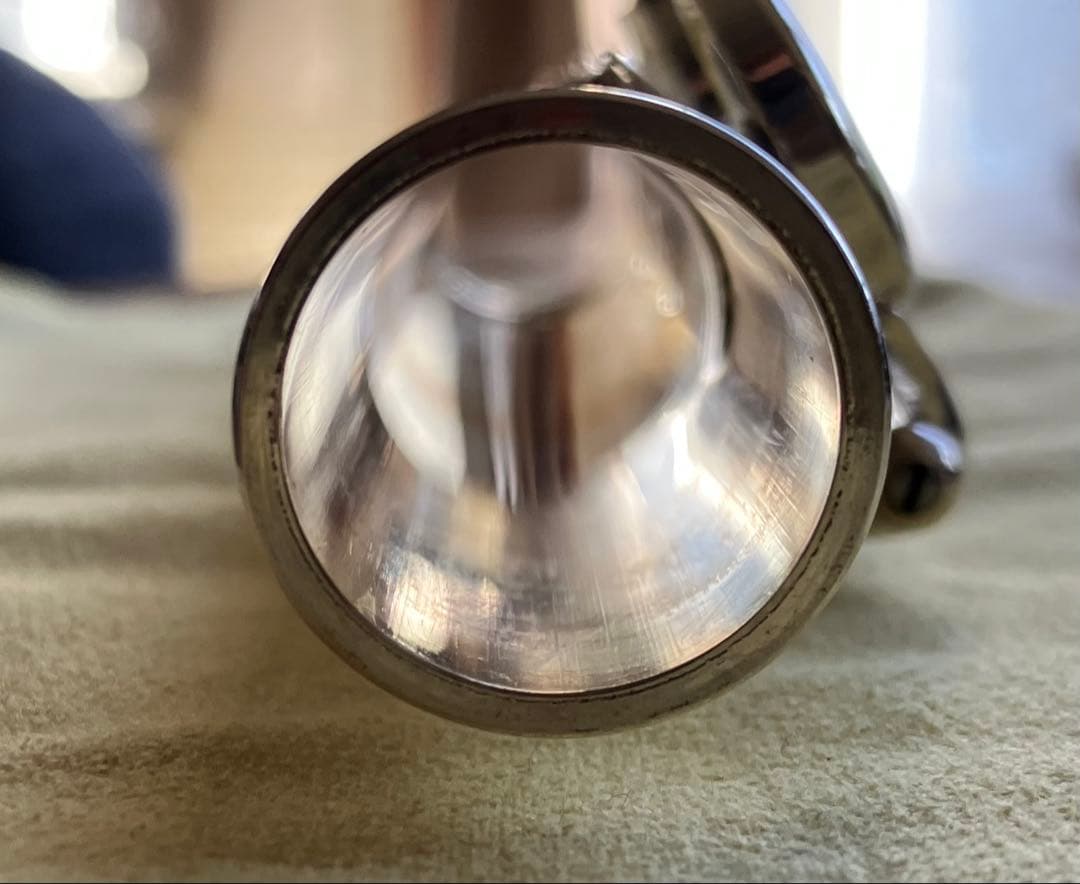 中古　H足部管　ノーブランド　洋銀製