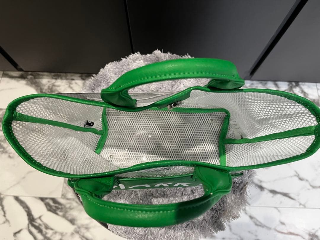 MARK & LONA マークアンドロナ　メッシュゴルフバッグ グリーン！