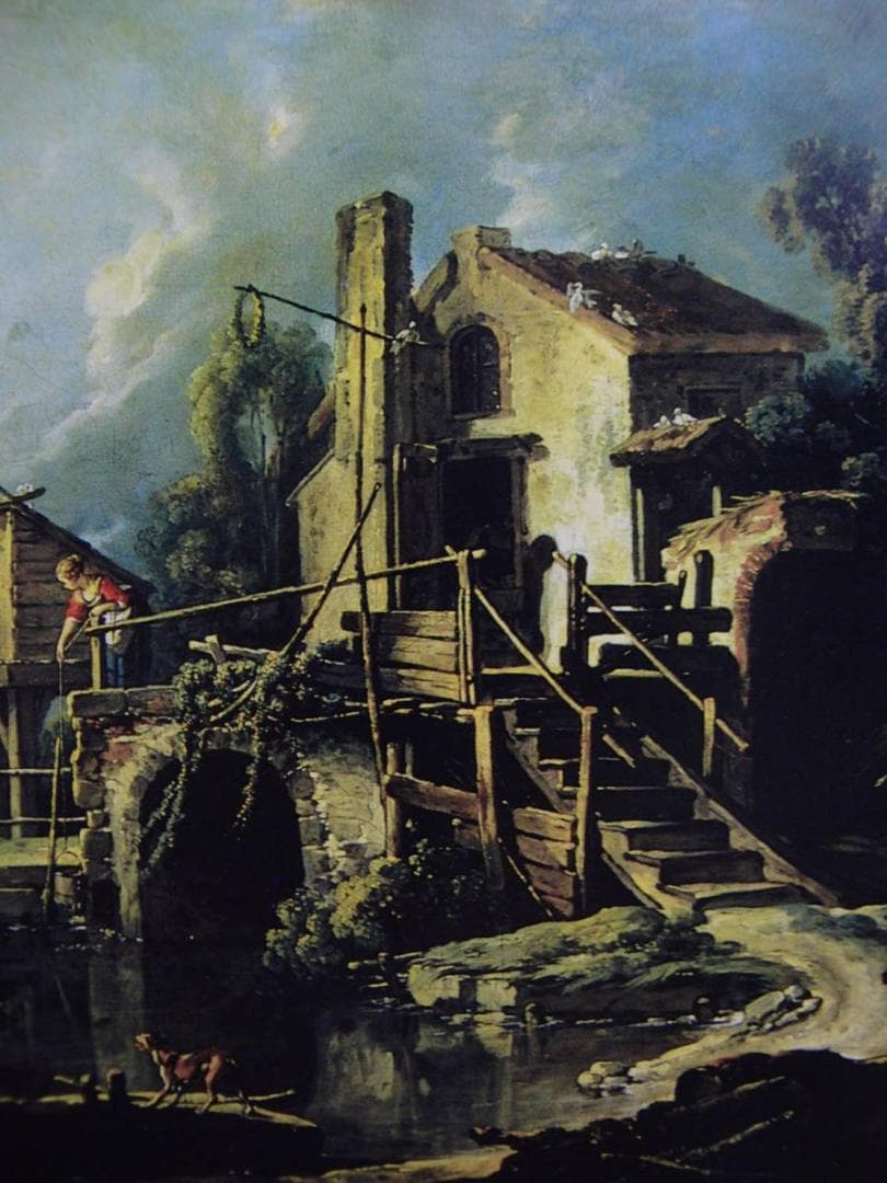 フランソワ ブーシェ、【鳩小屋、またはシャラントンの水車小屋】