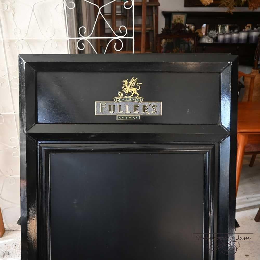 L3710-115 英国アンティーク FULLERS 看板 黒板 カフェ 什器